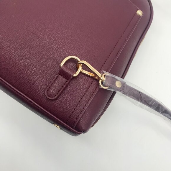Miztique Burgundy Daisy Convertible Backpack Purse main image 9